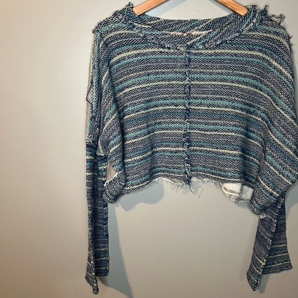 Free People Cropped Catalina Knit Sweater - Picture 6 of 12